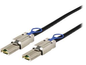 Tripp Lite Model S524-01M 3.28 ft. External 4 Lane Mini-SAS (SFF-8088) to Mini-SAS (SFF-8088) SAS Cable Tripp Lite Model S524-01M 3.28 ft. External 4 Lane Mini-SAS (SFF-8088) to Mini-SAS (SFF-8088) SAS Cable