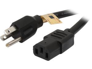 Tripp Lite Model P007-006 6 ft. IEC-320-C13 to NEMA 5-15P Heavy-Duty 14AWG Power Cable Tripp Lite Model P007-006 6 ft. IEC-320-C13 to NEMA 5-15P Heavy-Duty 14AWG Power Cable