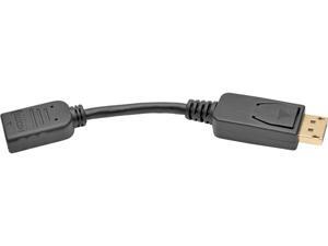 Tripp Lite DisplayPort to HDMI Cable Adapter, Converter for DP to HDMI (M/F), 1920x1200/1080p, 6-in. (P136-000) Tripp Lite DisplayPort to HDMI Cable Adapter, Converter for DP to HDMI (M/F), 1920x1200/1080p, 6-in. (P136-000)