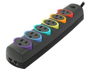 Kensington K62147NA 7 Feet 6 Outlets 945 Joules Standard Surge Protector Kensington K62147NA 7 Feet 6 Outlets 945 Joules Standard Surge Protector