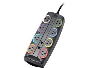 Kensington K62690US 8 Outlets 2000 J SmartSockets Standard Adapter Surge Suppressor Kensington K62690US 8 Outlets 2000 J SmartSockets Standard Adapter Surge Suppressor