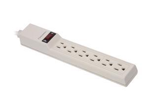 Six-Outlet Power Strip 120V 4ft Cord 10 7/8 x 1 7/8 x 1 5/8 Platinum Six-Outlet Power Strip 120V 4ft Cord 10 7/8 x 1 7/8 x 1 5/8 Platinum
