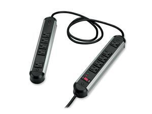 Fellowes 99082 6' 10 Outlets 1250 Joules Metal Split Surge Protector Fellowes 99082 6' 10 Outlets 1250 Joules Metal Split Surge Protector