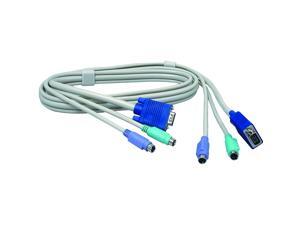 TRENDnet 6 ft. KVM Cable (male-to-male) TK-C06 TRENDnet 6 ft. KVM Cable (male-to-male) TK-C06
