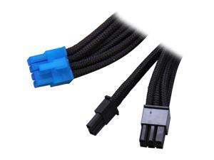 Silverstone PP06B-PCIE55 21.65" (550mm) Sleeved 1X PCI-E 8pin (6+2) Cable Silverstone PP06B-PCIE55 21.65" (550mm) Sleeved 1X PCI-E 8pin (6+2) Cable