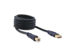 Belkin F3U133V16-GLD 16 ft. Gray Gold Series USB 2.0 Device Cable Belkin F3U133V16-GLD 16 ft. Gray Gold Series USB 2.0 Device Cable