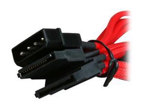 NZXT CBR-43SATA 7.87" 4-Pin Molex to 3 SATA cable NZXT CBR-43SATA 7.87" 4-Pin Molex to 3 SATA cable