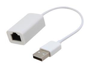 SYBA SY-ADA24024 USB to RJ-45 10/100Mbs Base-T Mini Ethernet Adapter for Travelers SYBA SY-ADA24024 USB to RJ-45 10/100Mbs Base-T Mini Ethernet Adapter for Travelers