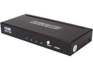 SYBA SY-SPL31052 4 Port HDMI 1.3 Splitter Box Distributes High-Definition Signal to 4 HDTV SYBA SY-SPL31052 4 Port HDMI 1.3 Splitter Box Distributes High-Definition Signal to 4 HDTV