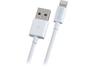 Syba SD-CAB20178 White 3 ft Lightning to USB2.0 Data & Charging Cable Syba SD-CAB20178 White 3 ft Lightning to USB2.0 Data & Charging Cable