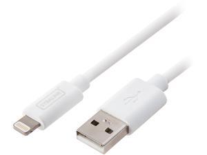 Syba SD-CAB20179 White 6.5 ft Lightning to USB2.0 Data & Charging Cable Syba SD-CAB20179 White 6.5 ft Lightning to USB2.0 Data & Charging Cable
