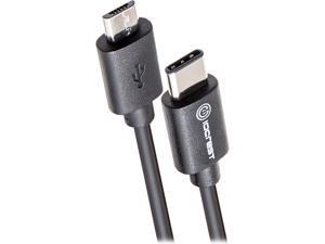 SYBA SY-CAB20198 3.33 ft. Black USB Type-C to Micro USB 2.0 Micro-B Plug Cable SYBA SY-CAB20198 3.33 ft. Black USB Type-C to Micro USB 2.0 Micro-B Plug Cable