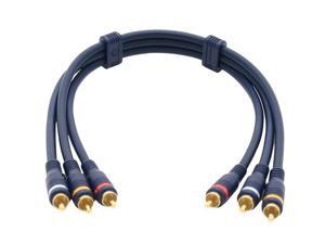 C2G Model 40007 1.5 ft. Velocity RCA Audio/Video Interconnect M-M C2G Model 40007 1.5 ft. Velocity RCA Audio/Video Interconnect M-M