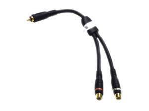 C2G 29121 6" Velocity Rca Plug/Rca Jack X2 Adapter Y-Cable M-F C2G 29121 6" Velocity Rca Plug/Rca Jack X2 Adapter Y-Cable M-F