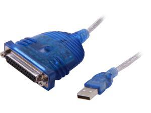 C2G Model 16899 6ft USB to DB25 IEEE-1284 Parallel Printer Adapter Cable C2G Model 16899 6ft USB to DB25 IEEE-1284 Parallel Printer Adapter Cable