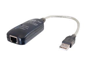 C2G 39998 7.5in USB 2.0 Fast Ethernet Adapter Cable C2G 39998 7.5in USB 2.0 Fast Ethernet Adapter Cable