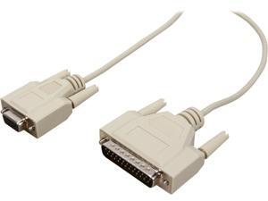C2G Model 03023 25 ft. DB25 Male to DB9 Female Null Modem Cable C2G Model 03023 25 ft. DB25 Male to DB9 Female Null Modem Cable