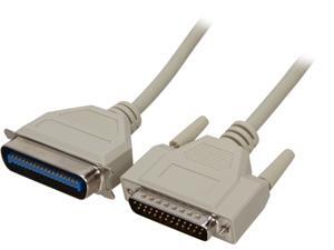 C2G Model 02799 10 ft. DB25 Male to Centronics 36 Male Parallel Printer Cable M-M C2G Model 02799 10 ft. DB25 Male to Centronics 36 Male Parallel Printer Cable M-M