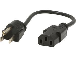 C2G Model 24240 1ft 18 AWG Universal Power Cord (NEMA 5-15P to IEC320C13) C2G Model 24240 1ft 18 AWG Universal Power Cord (NEMA 5-15P to IEC320C13)