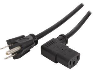 C2G Model 53409 12 ft. 18 AWG Universal Right Angle Power Cord (IEC320C13R to NEMA 5-15P) C2G Model 53409 12 ft. 18 AWG Universal Right Angle Power Cord (IEC320C13R to NEMA 5-15P)