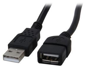 Cables To Go 52106 1m Black USB 2.0 A Male to A Female Extension Cable Cables To Go 52106 1m Black USB 2.0 A Male to A Female Extension Cable