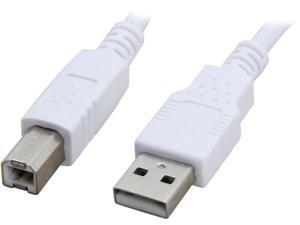 C2G 13172 2m USB 2.0 A/B Cable - White C2G 13172 2m USB 2.0 A/B Cable - White