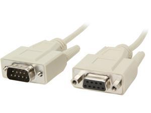Cables To Go Model 09453 50 ft. DB9 M/F Extension Cable - Beige M-F Cables To Go Model 09453 50 ft. DB9 M/F Extension Cable - Beige M-F