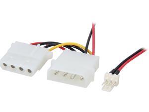 C2G 27078 6" 3-pin Fan to 4-pin Pass-Through Power Adapter Cable C2G 27078 6" 3-pin Fan to 4-pin Pass-Through Power Adapter Cable