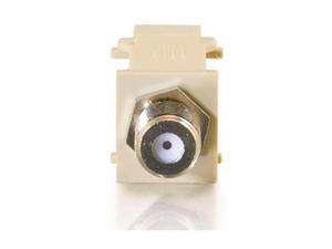 C2G Snap-In F-connector Keystone Module C2G Snap-In F-connector Keystone Module