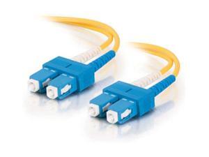 C2G 12505 3m SC/SC Duplex 9/125 Single Mode Fiber Patch Cable - Yellow C2G 12505 3m SC/SC Duplex 9/125 Single Mode Fiber Patch Cable - Yellow