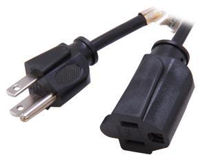 C2G Model 03114 3 ft. 18 AWG Outlet Saver Power Extension Cord (NEMA 5-15P to NEMA 5-15R) C2G Model 03114 3 ft. 18 AWG Outlet Saver Power Extension Cord (NEMA 5-15P to NEMA 5-15R)
