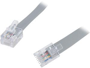 C2G Model 09599 14 ft. RJ12 Modular Telephone Cable M-M C2G Model 09599 14 ft. RJ12 Modular Telephone Cable M-M