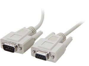 C2G Model 25201 3 ft. DB9 M/F Extension Cable - Beige M-F C2G Model 25201 3 ft. DB9 M/F Extension Cable - Beige M-F