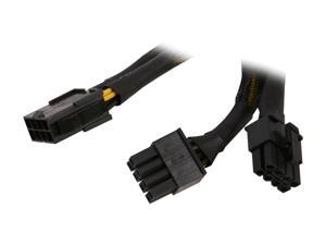 Athena Power CABLE-YEPS828 6" EPS-12V 8-pin Y-splitter Power Cable Athena Power CABLE-YEPS828 6" EPS-12V 8-pin Y-splitter Power Cable