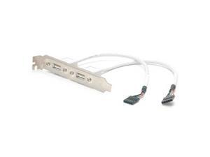 StarTech USBPLATE 2-Port USB A Female Slot Plate Adapter StarTech USBPLATE 2-Port USB A Female Slot Plate Adapter