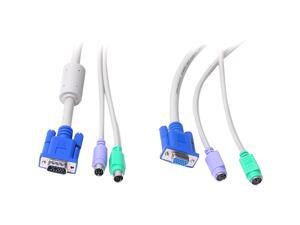 StarTech 25 ft. PC99 3-in-1 Keyboard, Monitor, Mouse Extension Cable 3N1PS2EXT25 StarTech 25 ft. PC99 3-in-1 Keyboard, Monitor, Mouse Extension Cable 3N1PS2EXT25