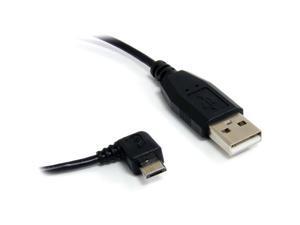 StarTech UUSBHAUB3RA 3 ft. Black USB A to MicroUSB B Cable - Right Angle StarTech UUSBHAUB3RA 3 ft. Black USB A to MicroUSB B Cable - Right Angle