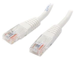 StarTech M45PATCH15WH 15 ft. Cat 5E White Cat. 5E UTP Patch Cable StarTech M45PATCH15WH 15 ft. Cat 5E White Cat. 5E UTP Patch Cable