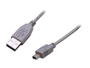 StarTech USB2HABM10 10 ft. Gray USB 2.0 Cable - USB A to Mini B StarTech USB2HABM10 10 ft. Gray USB 2.0 Cable - USB A to Mini B