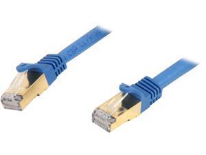StarTech C6ASPAT10BL 10 ft. Cat 6 Blue Shielded Network Cable StarTech C6ASPAT10BL 10 ft. Cat 6 Blue Shielded Network Cable