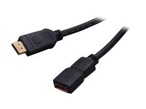 StarTech DPEXT6L 6 ft. Black Connector A: 1 - DisplayPort (20 pin; Latching) Male Connector B: 1 - DisplayPort (20 pin) Female DisplayPort Video Extension Cable M-F StarTech DPEXT6L 6 ft. Black Connector A: 1 - DisplayPort (20 pin; Latching) Male Connector B: 1 - DisplayPort (20 pin) Female DisplayPort Video Extension Cable M-F