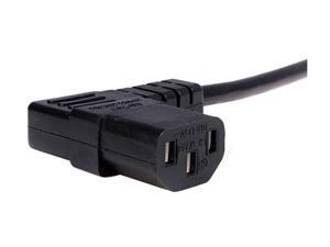 StarTech Model PXT101L10 10 ft. Standard Computer Power Cord - NEMA 5-15P to Right Angle C13 StarTech Model PXT101L10 10 ft. Standard Computer Power Cord - NEMA 5-15P to Right Angle C13