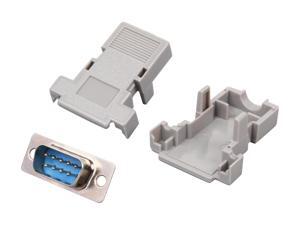 StarTech C9PSM Assembled DB9 Male Solder D-SUB Connector with Plastic Backshell StarTech C9PSM Assembled DB9 Male Solder D-SUB Connector with Plastic Backshell