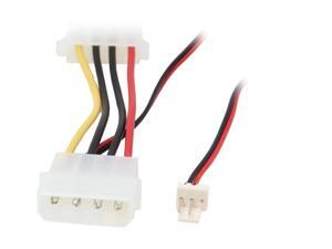 StarTech CPUFANADAPT 6" 6in Fan Adapter - TX3 to 2x LP4 Power Y Splitter Cable StarTech CPUFANADAPT 6" 6in Fan Adapter - TX3 to 2x LP4 Power Y Splitter Cable