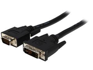 StarTech DVIVGAMM3 Black 3 ft. M-M DVI to VGA Display Monitor Cable StarTech DVIVGAMM3 Black 3 ft. M-M DVI to VGA Display Monitor Cable