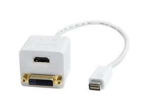 StarTech MDVISPL1DH Mini DVI to DVI-D & HDMI Splitter Cable - M/F StarTech MDVISPL1DH Mini DVI to DVI-D & HDMI Splitter Cable - M/F