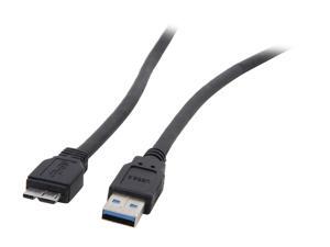 StarTech USB3SAUB3BK 3 ft. Black SuperSpeed USB 3.0 Cable A to Micro B - M/M StarTech USB3SAUB3BK 3 ft. Black SuperSpeed USB 3.0 Cable A to Micro B - M/M