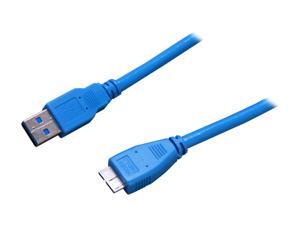 StarTech USB3SAUB1 1 ft. Blue SuperSpeed USB 3.0 Cable A to Micro B StarTech USB3SAUB1 1 ft. Blue SuperSpeed USB 3.0 Cable A to Micro B