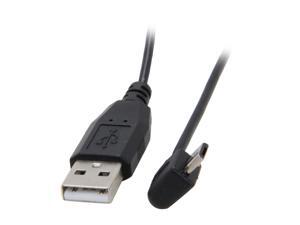StarTech UUSBHAUB3LA 3 ft. Black USB A to Left Angle Micro USB B Cable StarTech UUSBHAUB3LA 3 ft. Black USB A to Left Angle Micro USB B Cable