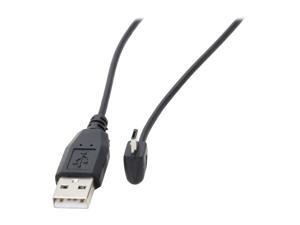 StarTech UUSBHAUB6LA 6 ft. Black USB A to Left Angle Micro USB B Cable StarTech UUSBHAUB6LA 6 ft. Black USB A to Left Angle Micro USB B Cable